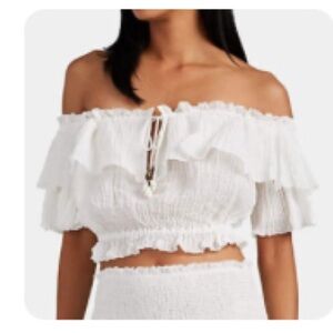 Zimmermann off the shoulder Veneto top